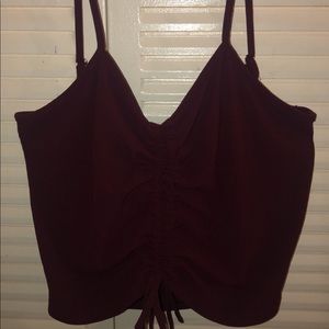 Maroon tank top